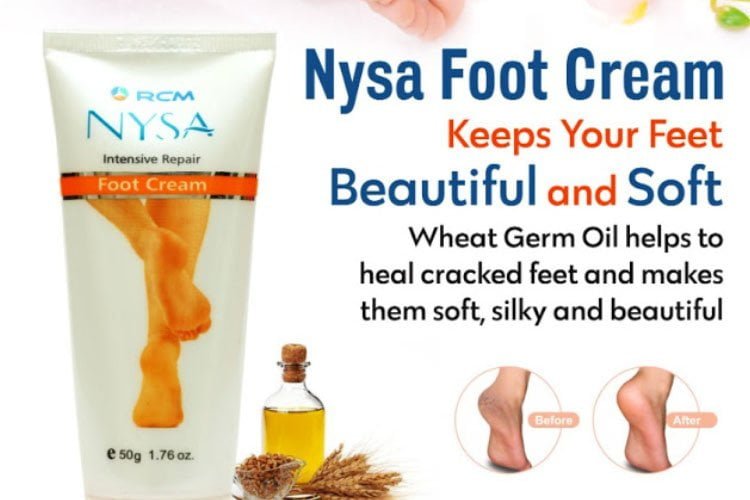 Benefit of rcm nysa foot cream