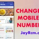 Rcm Id mobile number change process